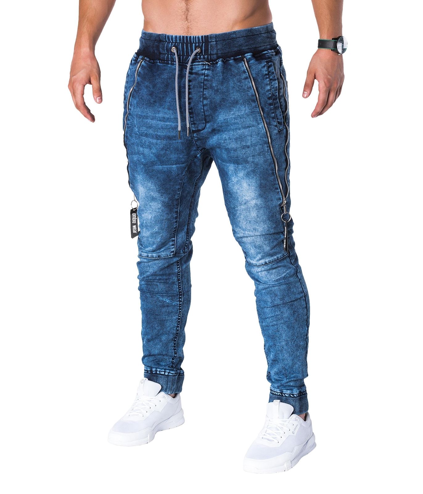 Men Slim Fit Jogger Jeans #MST11Blue – Online Shopping in Pakistan ...
