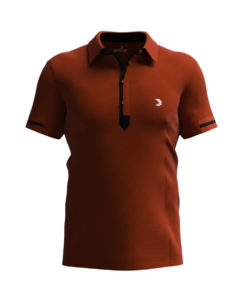 Polo Shirt #MPS2 Maroon Front1
